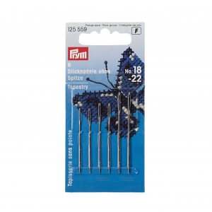 Prym Sticknadeln ohne Sp. ST 18-22 silberfarbig