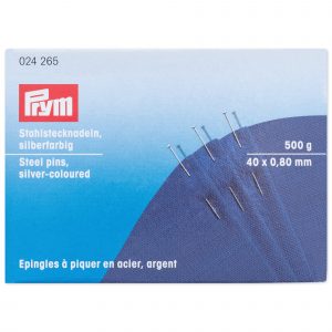 Prym Stecknadeln ST 0,80 x 40 mm silberfarbig