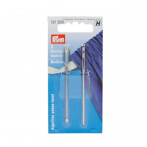 Prym Durchziehnadeln ST silberfarbig 2 Formen
