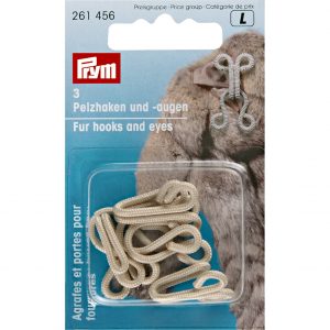 Prym Pelzhaken und Augen ST beige