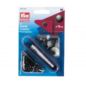 Prym NF-Druckknopf Anorak MS 15 mm brüniert