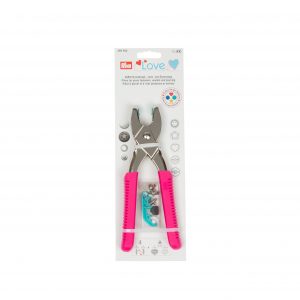 Prym Love Vario-Zange mit Loch-/Color Snaps Werkzeug pink