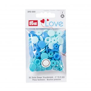 Prym Love Druckknopf Color KST 12,4 mm blau