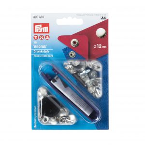 Prym NF-Druckknopf Anorak MS 12 mm silberfarbig