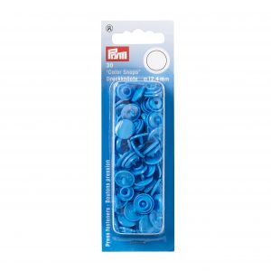 Prym NF Druckkn Color Snaps rund 12,4 mm stahlblau