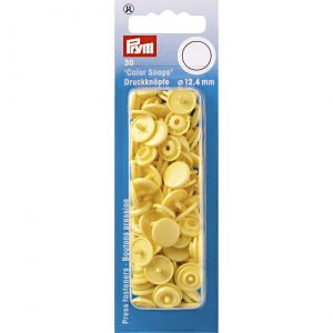 Prym NF Druckkn Color Snaps rund 12,4 mm banane