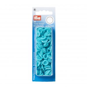 Prym NF Druckkn Color Snaps rund 12,4 mm türkis