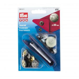 Prym NF-Druckknopf Anorak Excursion MS 20 mm mattsilber