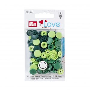 Prym Love Druckknopf Color KST 12,4 mm grün