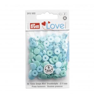 Prym Love Color Snaps 9mm Mini Mischpackung mint