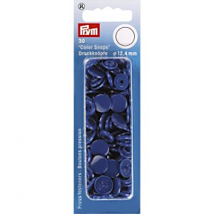Prym NF Druckkn Color Snaps rund 12,4 mm königsblau