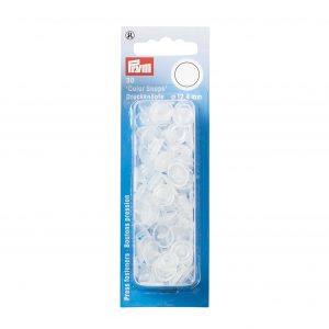 Prym NF-Druckknopf Color Snaps rund 12,4 mm transparent matt