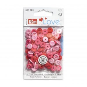 Prym Love Color Snaps Mini Annähoptik rosa