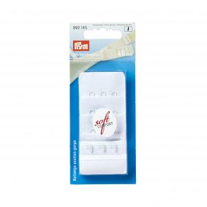 Prym BH-Verlängerer 3 x 3 Haken 40 mm weiß