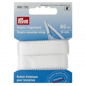 Prym Elastic-Trägerband 15 mm weiß