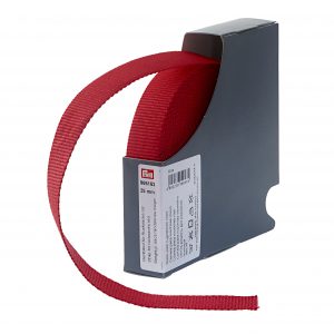 Prym Gurtband für Rucksäcke 25 mm rot