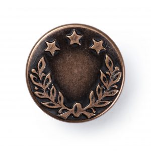Prym NF-Jeans-Knöpfe Lorbeerkranz MS 17 mm altkupfer