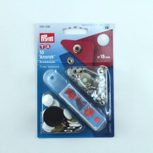 Prym NF-Druckknopf Anorak MS 15 mm weiß