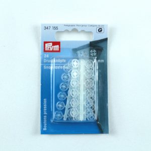 Prym Annäh-Druckknöpfe KST 7 mm transparent