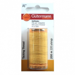 Gütermann Heftfaden Stärke 60 gelb 200m Spule