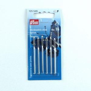 Prym Sticknadeln ohne Sp. ST 16 1,60 x 55 mm silberfarbig