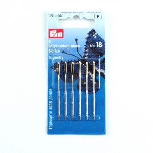 Prym Sticknadeln ohne Sp. ST 18 1,20 x 50 mm silberfarbig