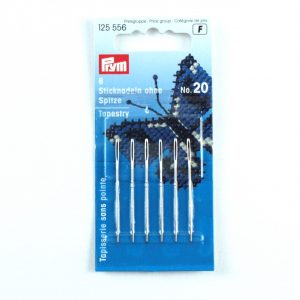 Prym Sticknadeln ohne Sp. ST 20 1,00 x 43 mm silberfarbig