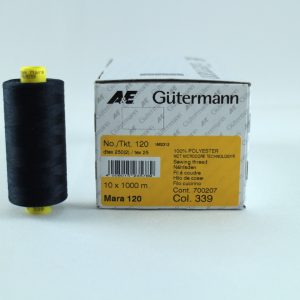 Gütermann Mara Premium Universalnähfaden Stärke 120, 1000m Spule (Karton á 10 Spulen)