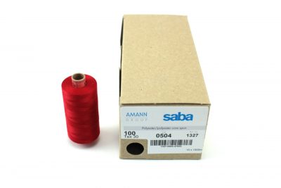 Amann Saba Nähgarn 100er Stärke 1000m Spule (Karton á 10 Spulen)
