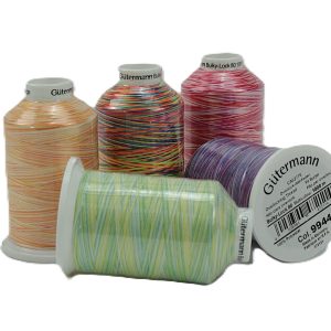Gütermann Bauschgarn Bulky Lock Multicolor Stärke 80, 1000m Spule