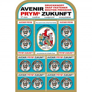 Annäh-Druckknöpfe, silber, 17 mm