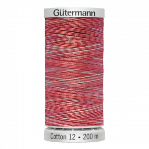 Gütermann Cotton 12 200m Spule (Multicolour) (Karton á 5 Spulen)