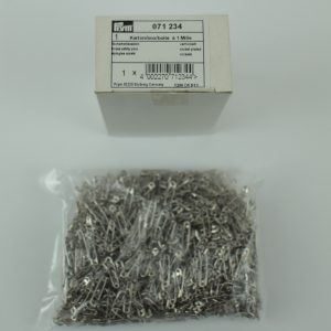 Sicherheitsnadeln vernickelt, silber, 18 mm