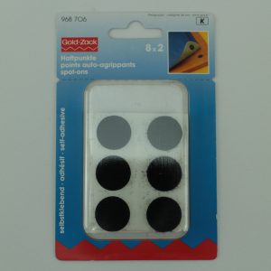 Haftpunkte, schwarz, 19 mm