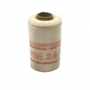 Baumwoll - Heftfaden Reihgarn Stärke No. 34/2 rohweiß 20g Spule