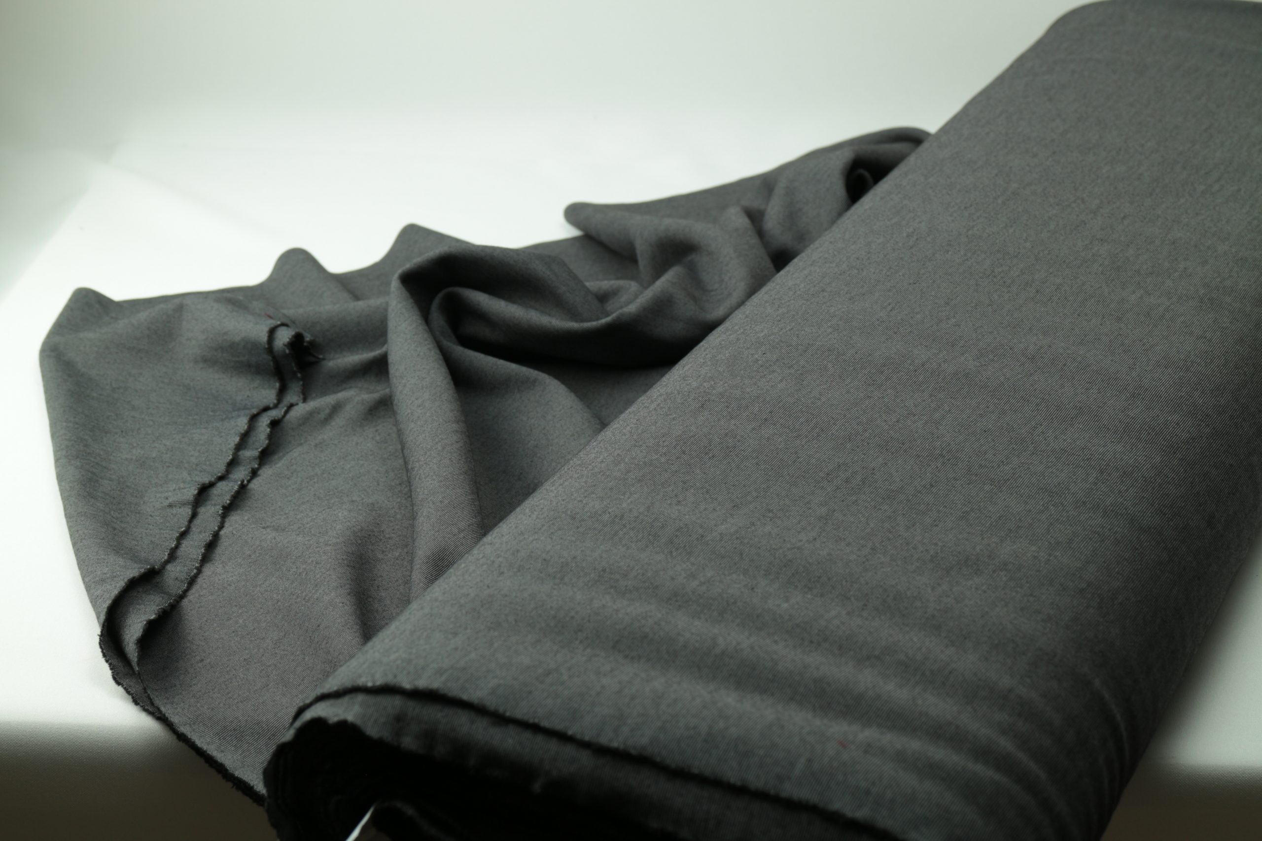 (6,98€/m) Romanit Jersey grau melange 50 cm 320g/m²