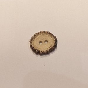 Knopf aus Hirschhornimitat – 17x20mm, Dekorativ für Mode und Bastelprojekte 10 Stück
