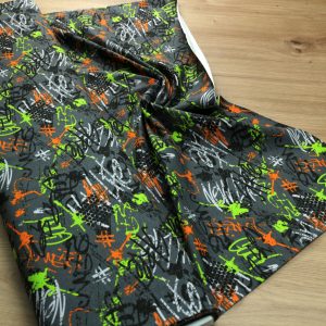 Baumwoll Jersey Stoff bedruckt, Meterware – Elastischer Baumwolljersey für Kleidung & Nähen