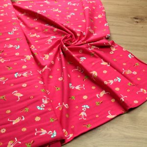 Baumwoll Jersey Stoff bedruckt, Meterware – Elastischer Baumwolljersey für Kleidung & Nähen