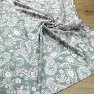 Baumwoll Jersey Stoff bedruckt, Meterware – Elastischer Baumwolljersey für Kleidung & Nähen