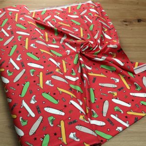 Baumwoll Jersey Stoff bedruckt, Meterware – Elastischer Baumwolljersey für Kleidung & Nähen
