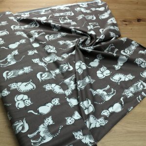 Baumwoll Jersey Stoff bedruckt, Meterware – Elastischer Baumwolljersey für Kleidung & Nähen