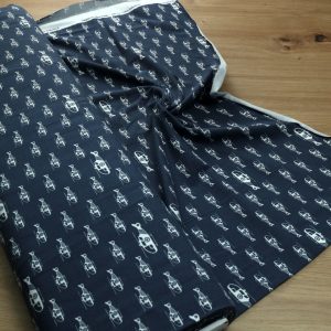 Baumwoll Jersey Stoff bedruckt, Meterware – Elastischer Baumwolljersey für Kleidung & Nähen