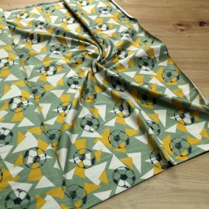 Baumwoll Jersey Stoff bedruckt, Meterware – Elastischer Baumwolljersey für Kleidung & Nähen