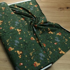 Baumwoll Jersey Stoff bedruckt, Meterware – Elastischer Baumwolljersey für Kleidung & Nähen