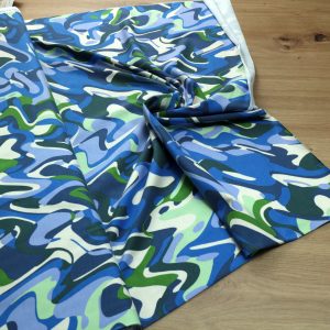 Baumwoll Jersey Stoff bedruckt, Meterware – Elastischer Baumwolljersey für Kleidung & Nähen