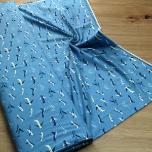Baumwoll Jersey Stoff bedruckt, Meterware – Elastischer Baumwolljersey für Kleidung & Nähen