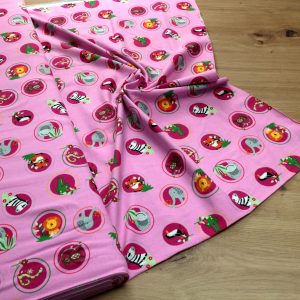 Baumwoll Jersey Stoff bedruckt, Meterware – Elastischer Baumwolljersey für Kleidung & Nähen