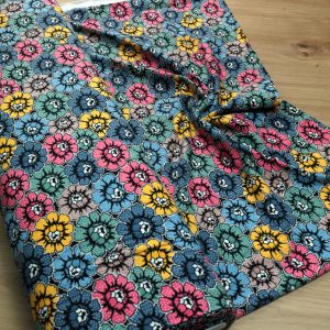 Baumwoll Jersey Stoff bedruckt, Meterware – Elastischer Baumwolljersey für Kleidung & Nähen