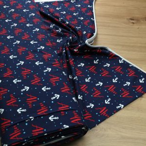 Baumwoll Jersey Stoff bedruckt, Meterware – Elastischer Baumwolljersey für Kleidung & Nähen